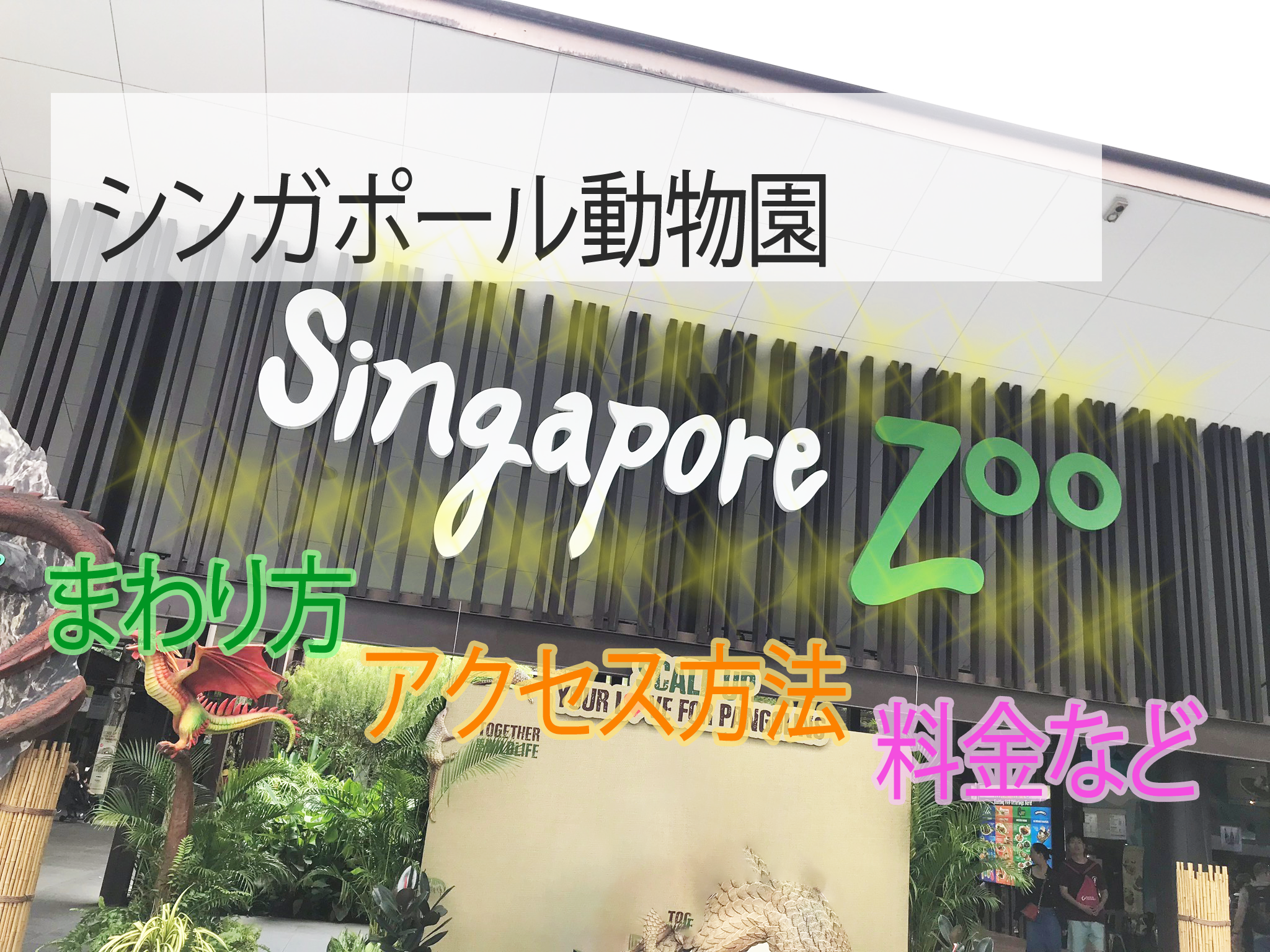 シンガポール動物園-効率のいいまわり方、アクセス方法、料金など